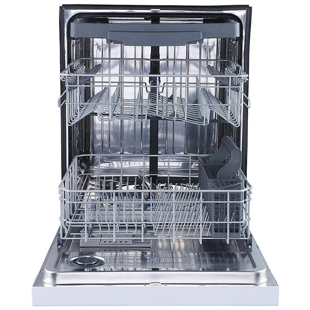 GE GBF655SGPWW Dishwasher, 24" Built-In Dishwasher, Stainless Steel Interior