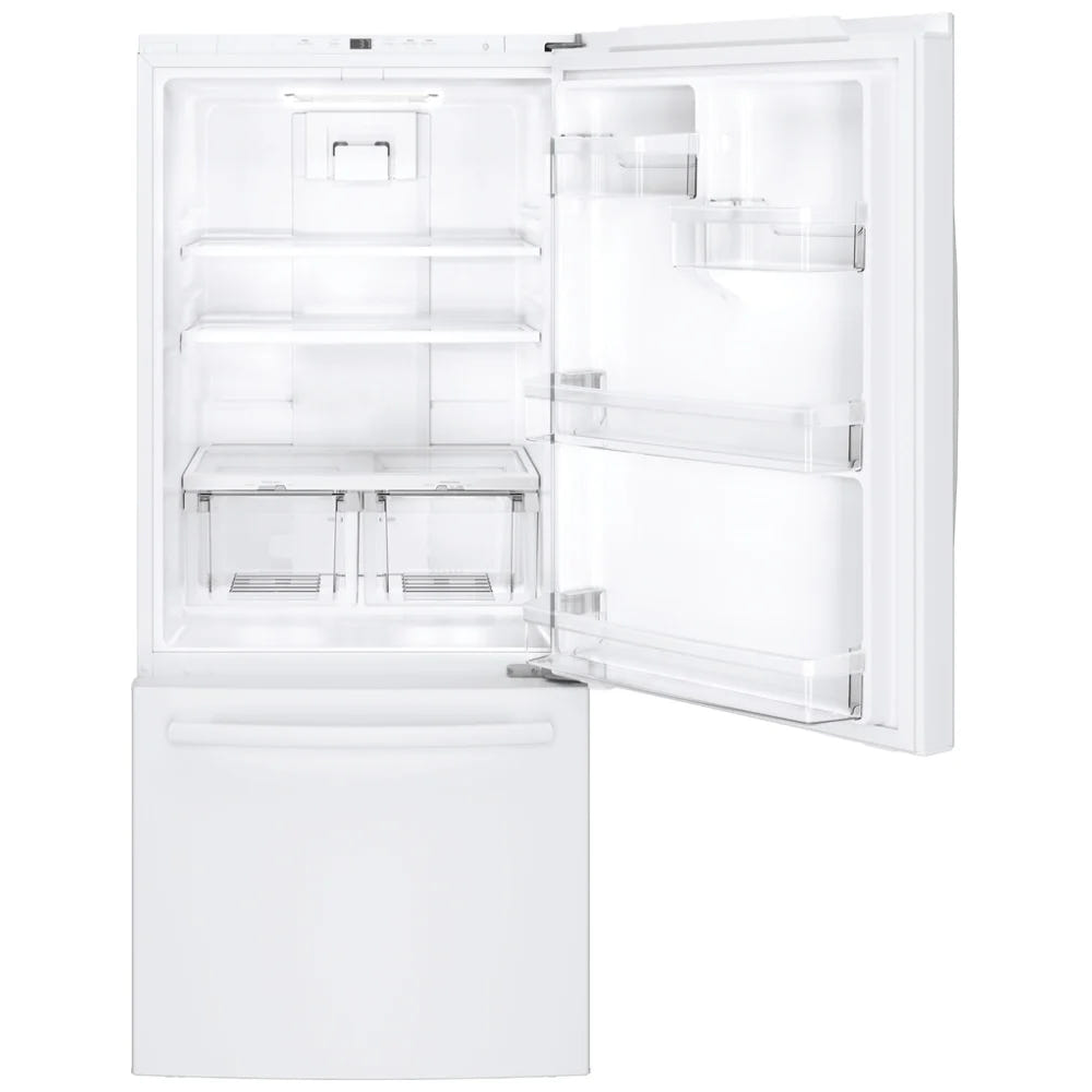 GE GDE21DGKWW Bottom Freezer Refrigerator