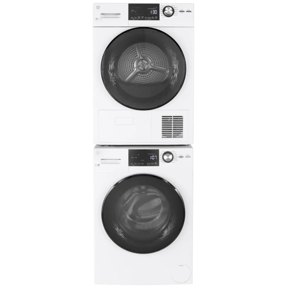 GE GFW148SSMWW Compact Washer