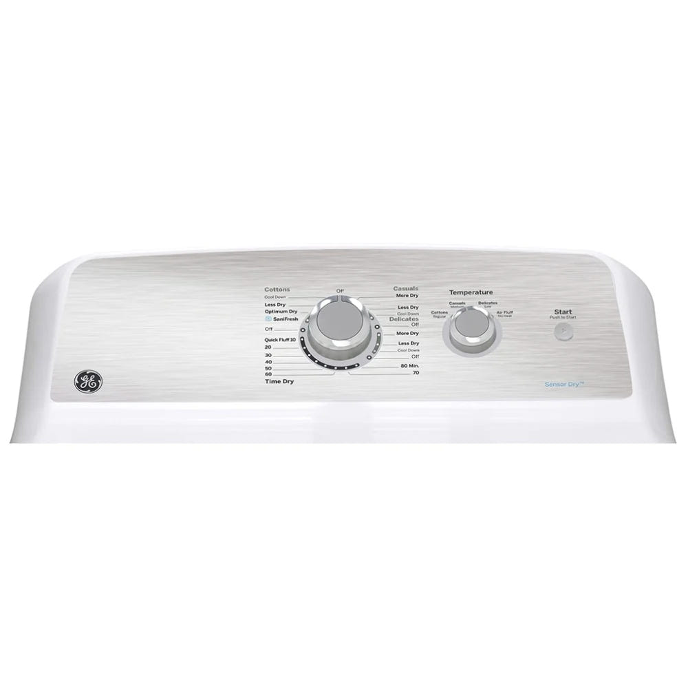 GE GTD40GBMRWS Gas Dryer