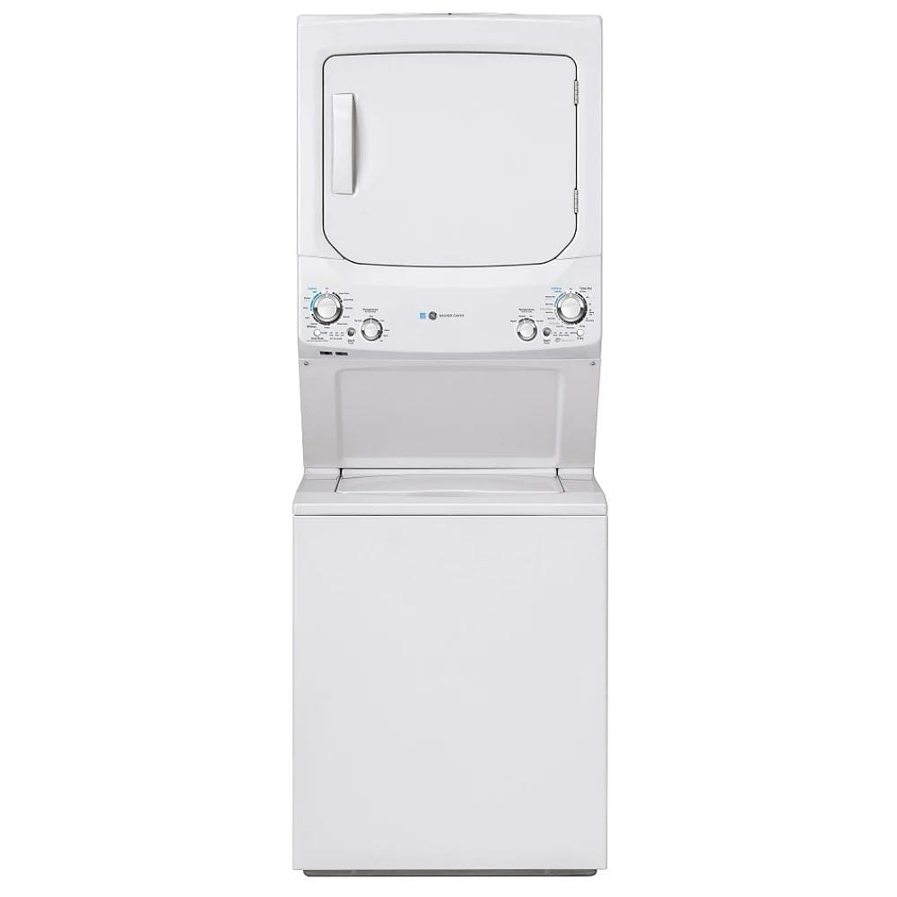 GE GUD27EEMNWW 27 inch Width Washer & Dryer Set