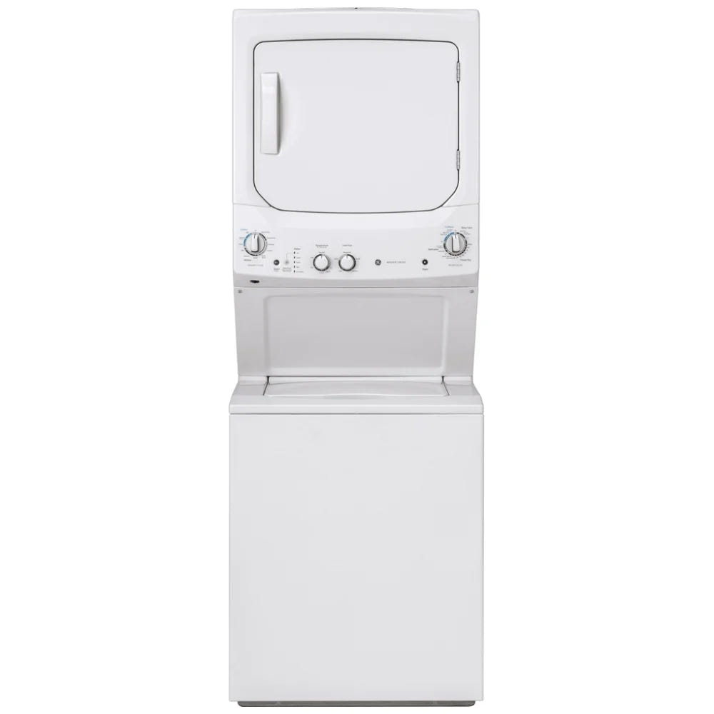 GE GUD27ESMMWW 27 inch Width Washer & Dryer Set