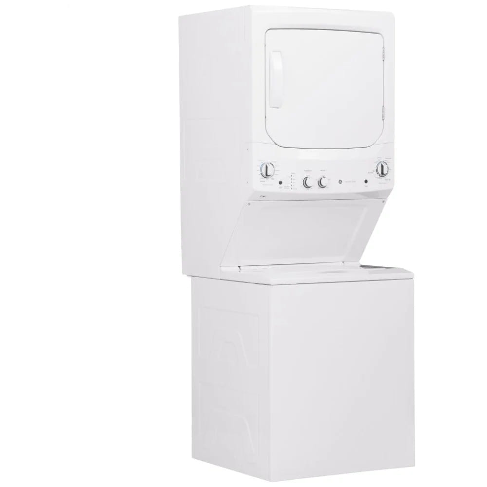 GE GUD27GSSMWW 27 inch Width Washer & Dryer Set