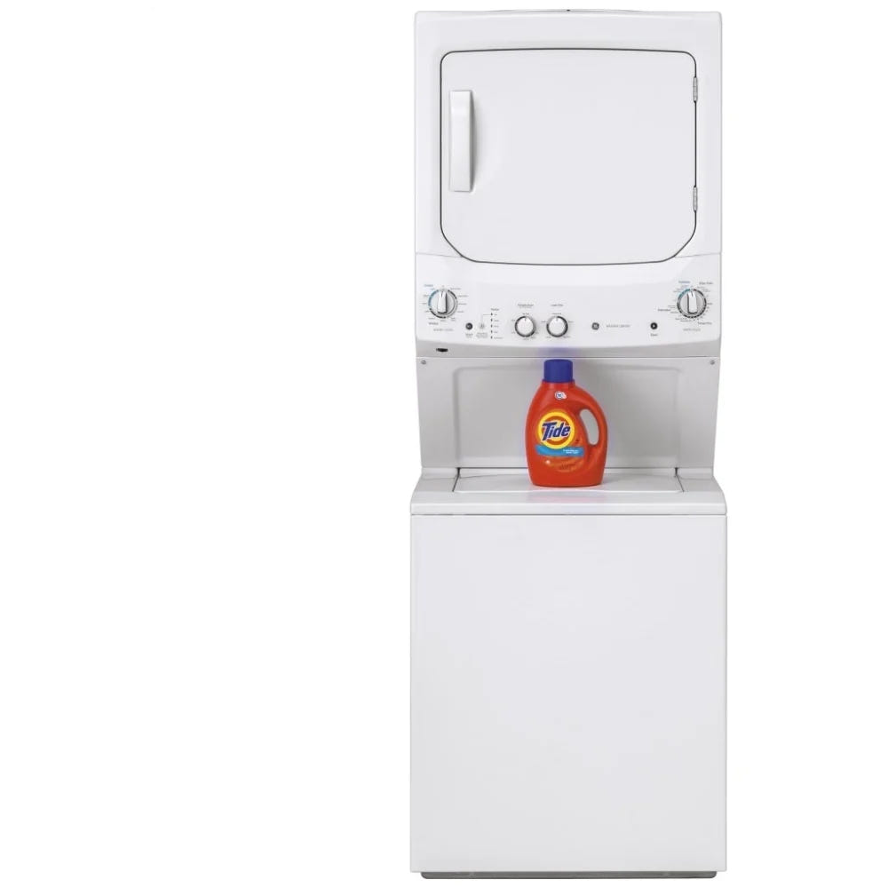 GE GUD27GSSMWW 27 inch Width Washer & Dryer Set