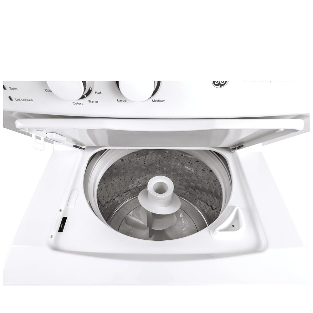 GE GUD27GSSMWW 27 inch Width Washer & Dryer Set