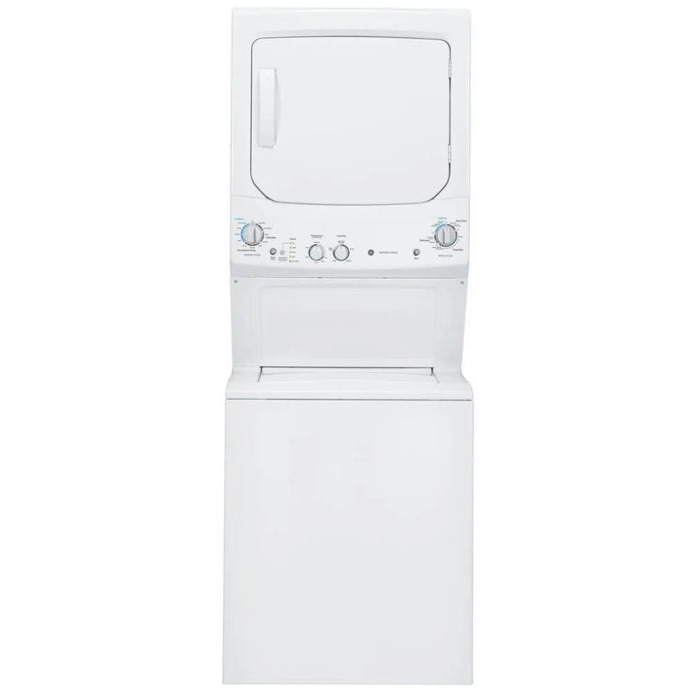 GE GUD27GSSMWW 27 inch Width Washer & Dryer Set
