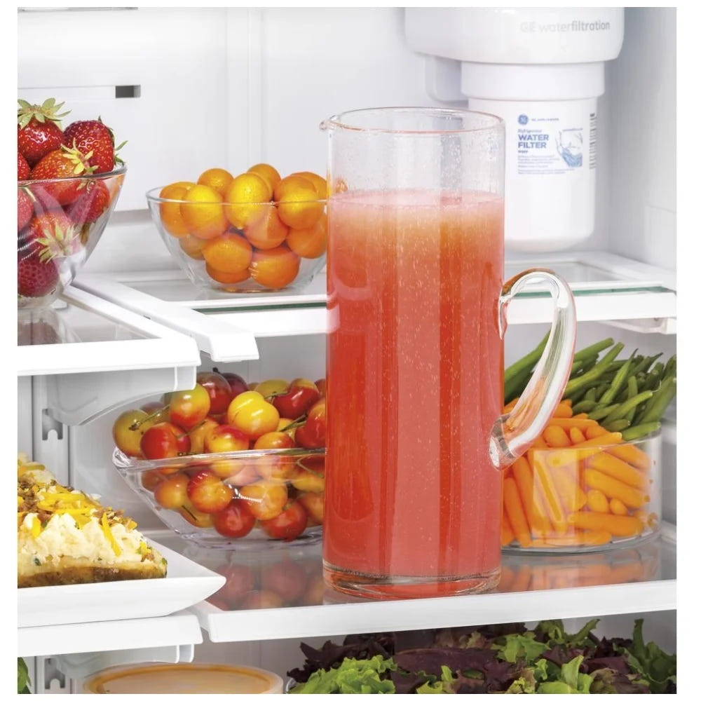 GE GWE19JGLBB French Door Refrigerator