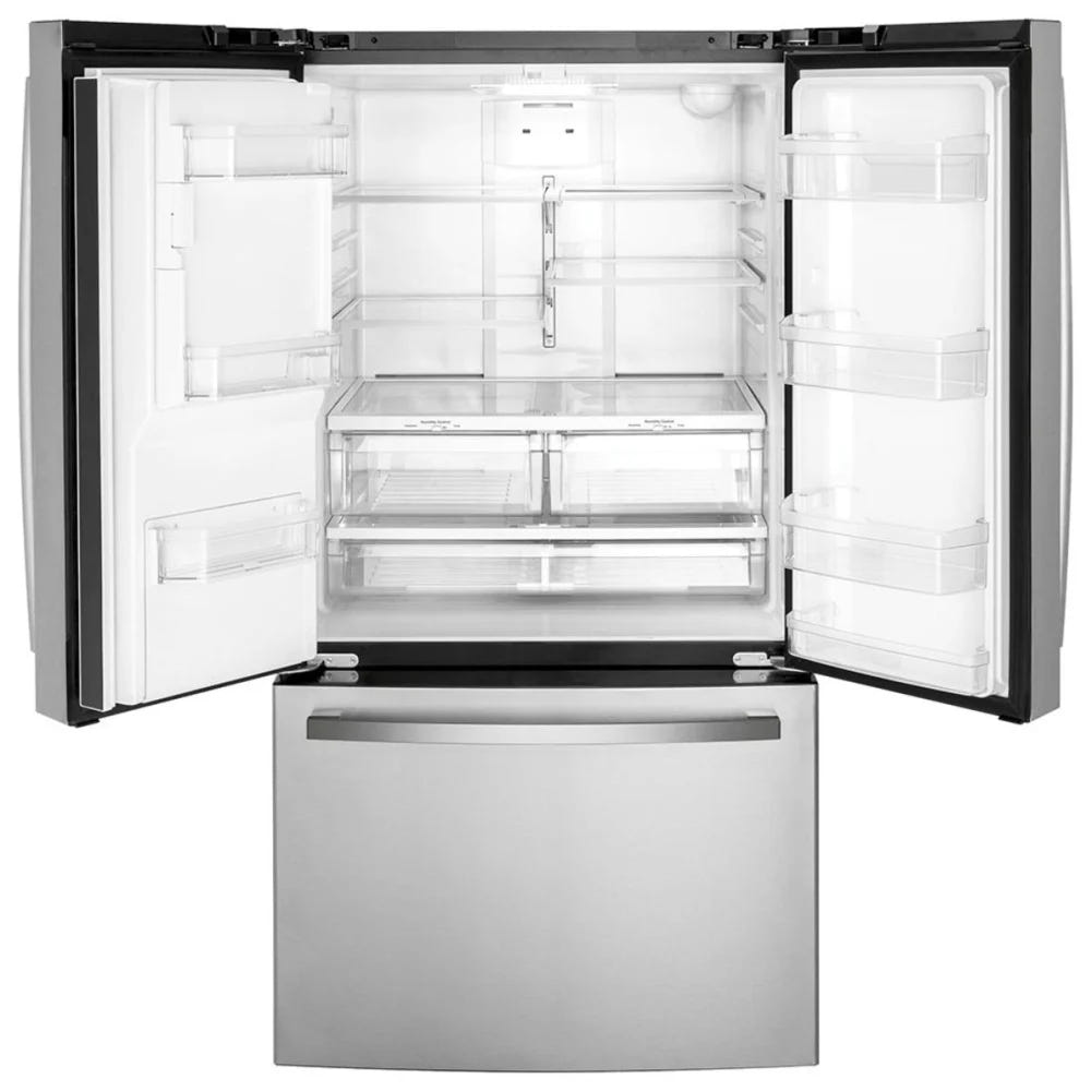 GE GYE21JYMFS French Door Refrigerator