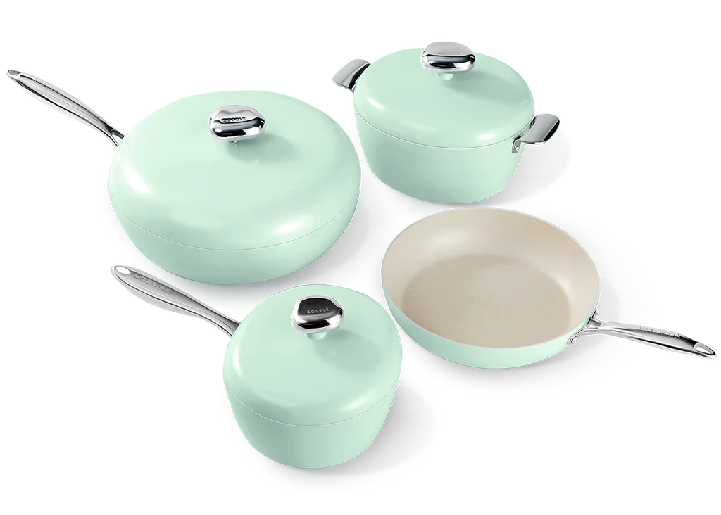 Velosan Pebble Series 8Pcs Nonstick Cookware Set