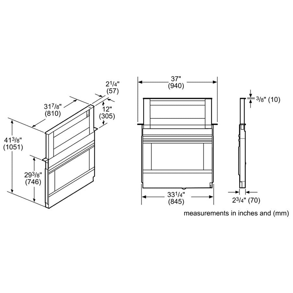 800 Series, Downdraft Ventilation, 36'', Stainless Steel HDD86051UC
