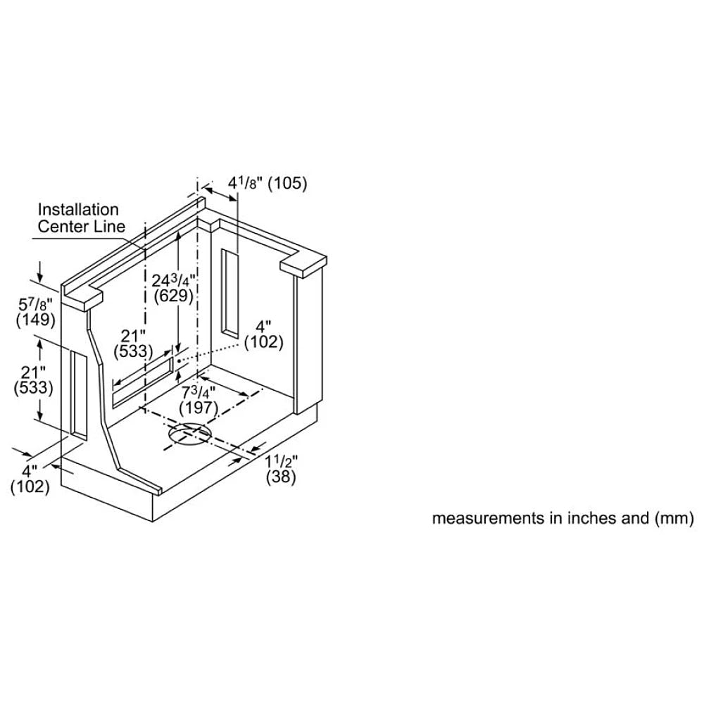 800 Series, Downdraft Ventilation, 36'', Stainless Steel HDD86051UC