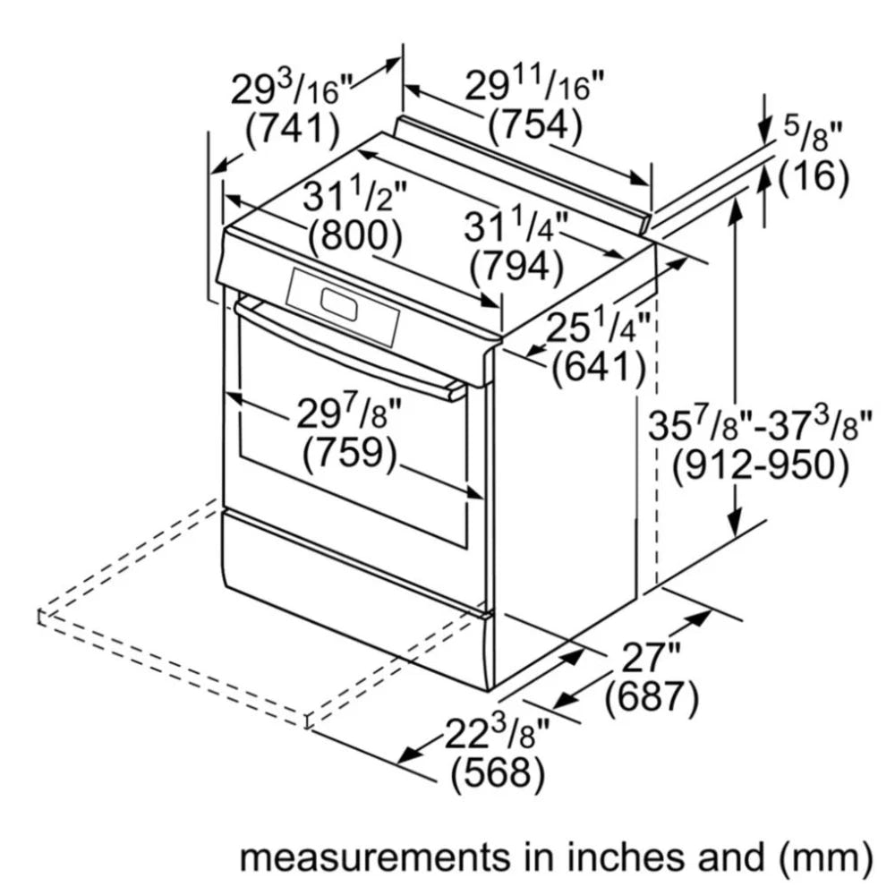 Benchmark®, Gas Slide-in Ranges 30'', Stainless Steel HGIP056UC