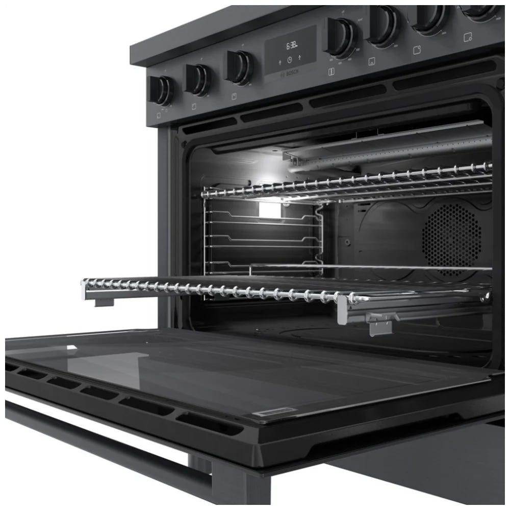 800 Series, Gas Freestanding Ranges, 36'', Black Stainless Steel HGS8645UC
