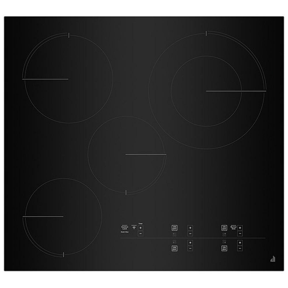 JennAir JEC4424KB 电炉灶,24 英寸外部宽度,4 个燃烧器
