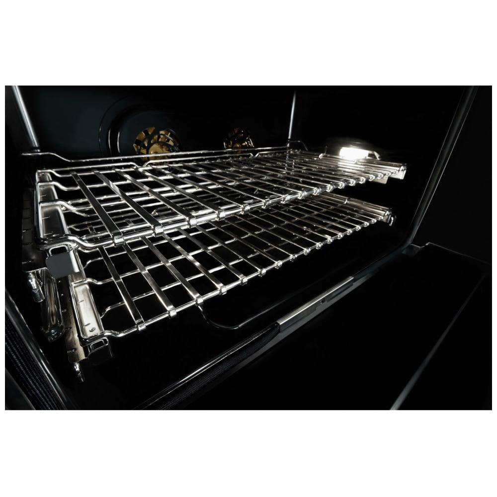 JennAir Rise JGRP436HL Gas Range, 5.1 cu. ft. Capacity, 36 inch Exterior Width, Self Clean, True Convection, 6 Burners, 20,000 BTU