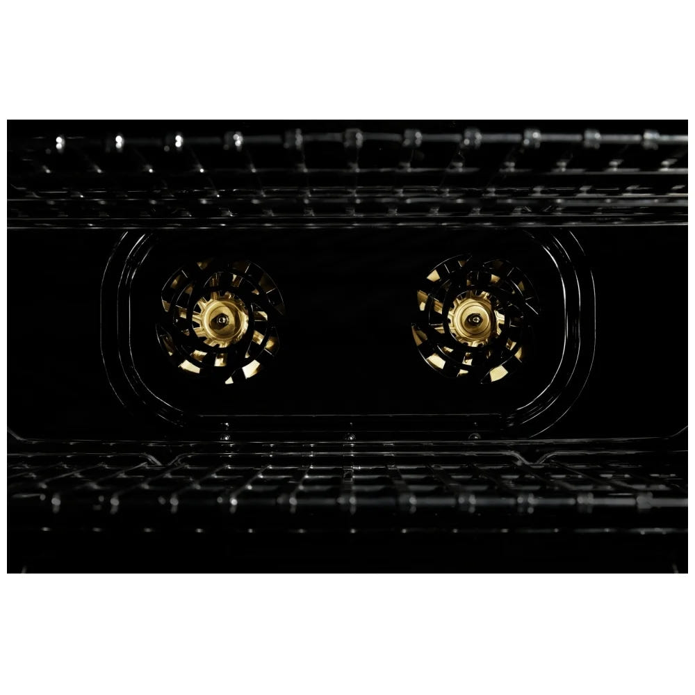 JennAir Rise JGRP536HL Gas Range, 5.1 cu. ft. Capacity, 36 inch Exterior Width, Self Clean, True Convection, 4 Burners, 20,000 BTU