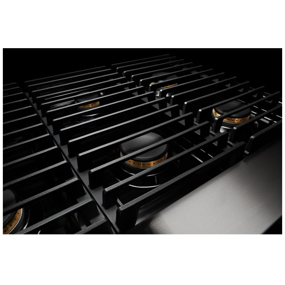 JennAir Rise JGRP536HL Gas Range, 5.1 cu. ft. Capacity, 36 inch Exterior Width, Self Clean, True Convection, 4 Burners, 20,000 BTU