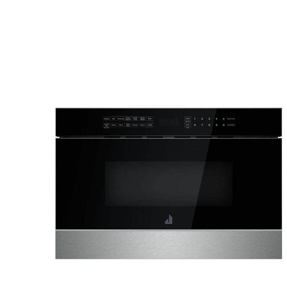JennAir Noir JMDFS24HM Microwave Drawer, 24 inch Exterior Width, 1.2 cu. ft. Capacity, 950 W Watts, Stainless Steel Interior, Stainless Steel colour