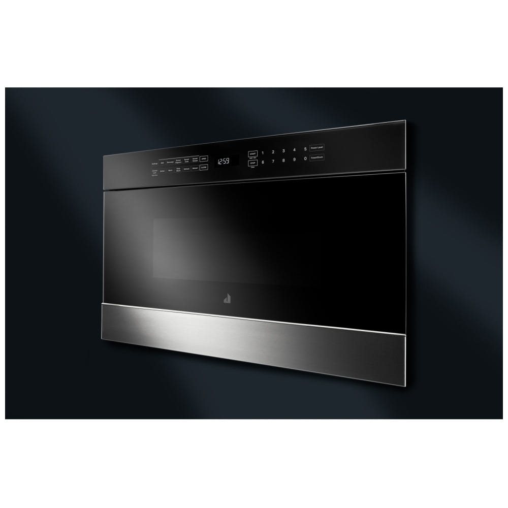 JennAir Noir JMDFS24HM Microwave Drawer, 24 inch Exterior Width, 1.2 cu. ft. Capacity, 950 W Watts, Stainless Steel Interior, Stainless Steel colour