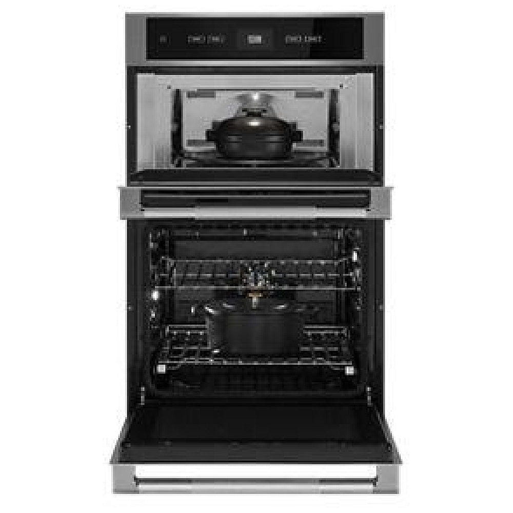 JennAir Rise JMW2427LL Microwave Wall Oven Combo, 27 inch Exterior Width, Convection, Self Clean, 5.7 cu. ft.