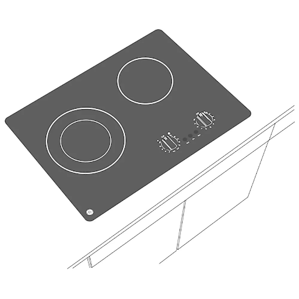 GE JP3021DPBB Electric Cooktop