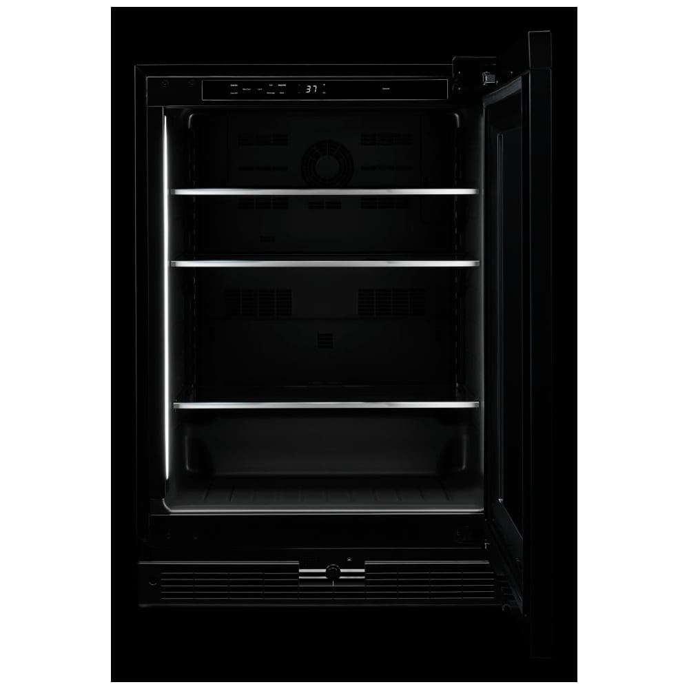 JennAir JUGFR242HX Compact Under Counter Refrigeration, 24 inch Width, ENERGY STAR Certified, Custom Panel Ready, Stainless Steel colour Right Swing