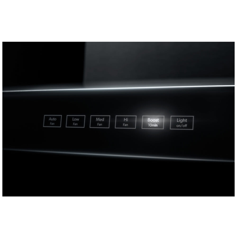 JennAir JXW8536HS 通风系统,外部宽度 36 英寸,烟囱,壁挂式,600 CFM,LED,不锈钢色,含鼓风机