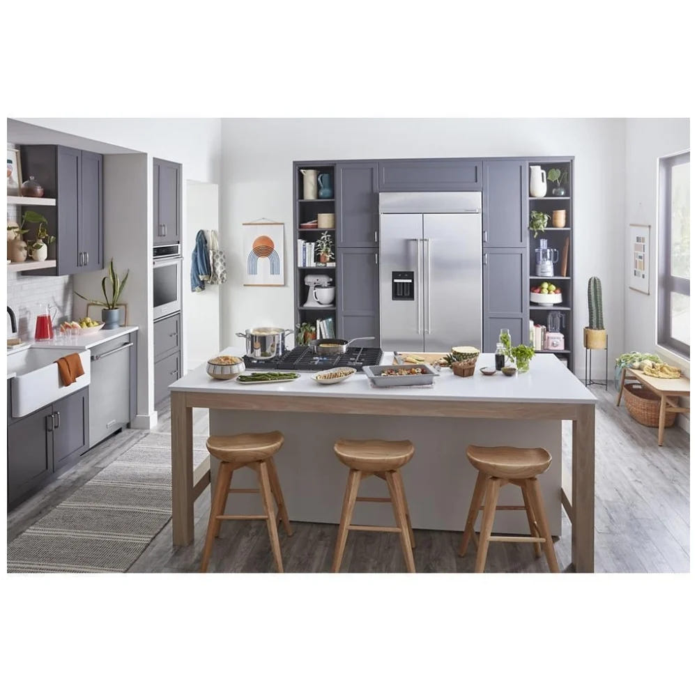 KitchenAid KBSD702MSS Built In side by side Refrigerator