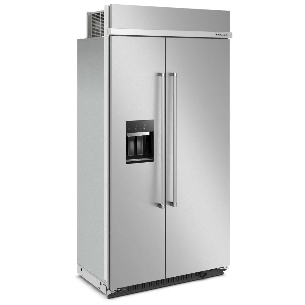 KitchenAid KBSD702MSS Built In side by side Refrigerator