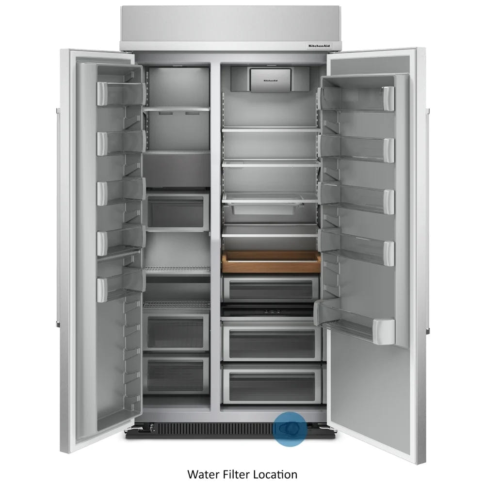 KitchenAid KBSN702MPS Built In Side By Side Refrigerator