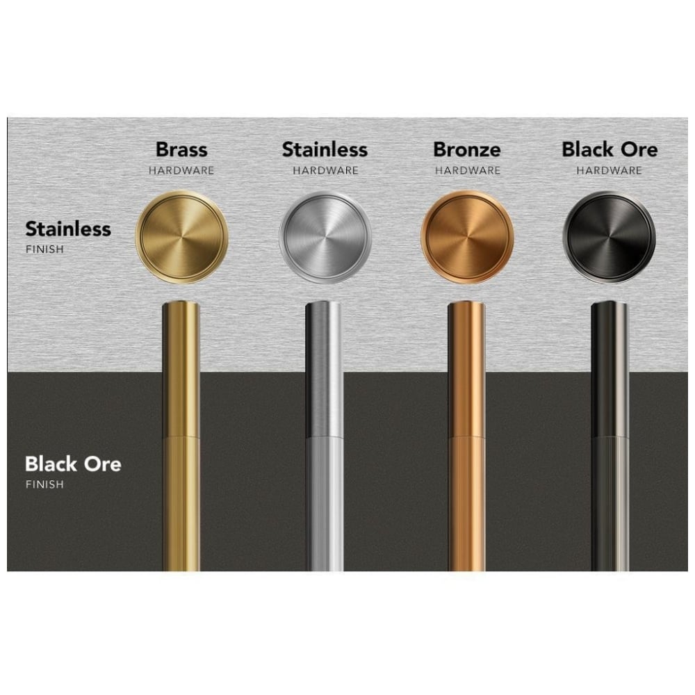 KitchenAid KBSN742SBE Side by Side Built In Refrigerator, 42 inch Width, 25.5 cu. ft. Capacity, Water Dispenser (Interior), Ice Dispenser (Freezer Located), Black Ore colour, FreshChill™,