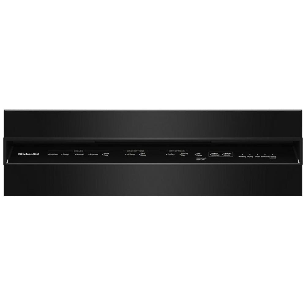 KitchenAid KDFS224SBL 洗碗机,24 英寸外部宽度,47 dB 分贝级别,完全集成,不锈钢(内部),5 种洗涤程序,13 种容量(餐具),黑色
