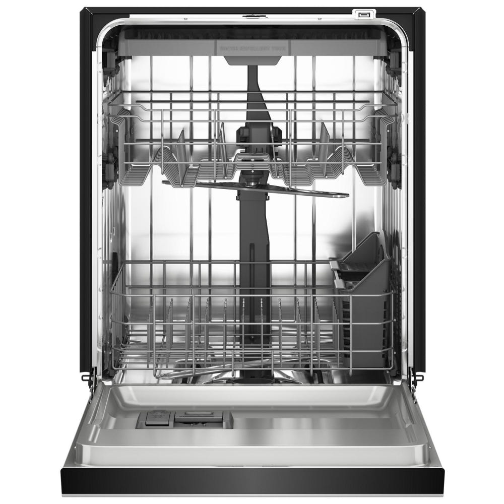 KitchenAid KDFS224SWH 洗碗机,24 英寸外部宽度,47 dB 分贝级别,完全集成,不锈钢(内部),5 种洗涤程序,13 种容量(餐具),白色