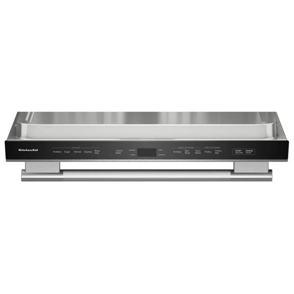 KitchenAid KDTS424SPS 洗碗机,24 英寸外部宽度,44 dB 分贝级别,完全集成,不锈钢(内部),5 种洗涤程序,16 套容量(餐具),PrintShield 不锈钢色