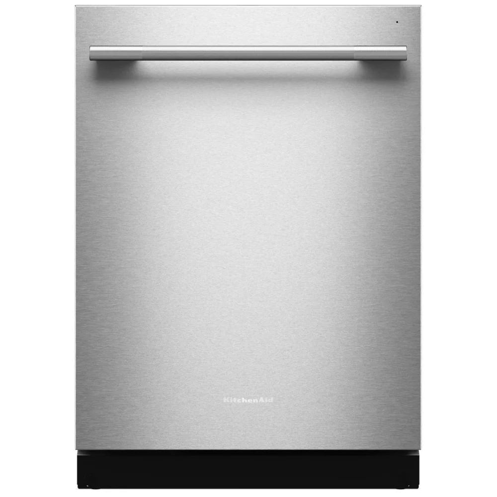 KitchenAid KDTS424SPS 洗碗机,24 英寸外部宽度,44 dB 分贝级别,完全集成,不锈钢(内部),5 种洗涤程序,16 套容量(餐具),PrintShield 不锈钢色