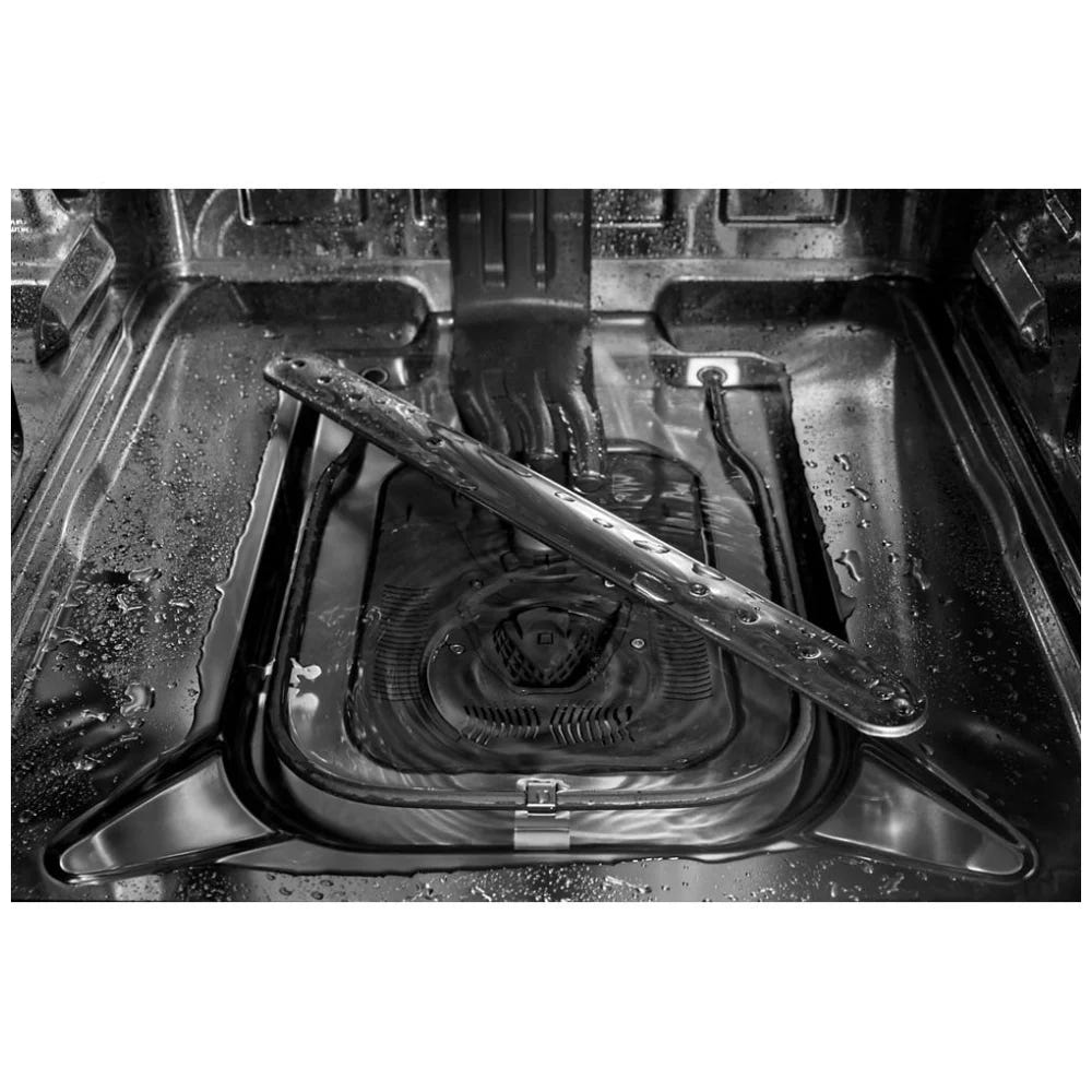 KitchenAid KDTS624SPS 洗碗机,24 英寸外部宽度,44 dB 分贝级别,完全集成,不锈钢(内部),5 种洗涤程序,16 套容量(餐具),PrintShield 不锈钢色