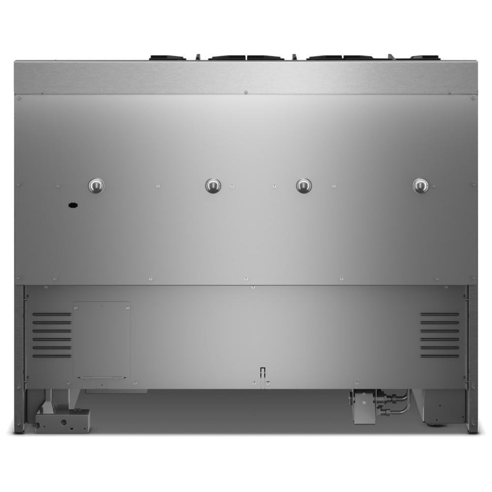 KitchenAid KFGD948SSS Gas Range, 6.3 cu. ft. Capacity, 48 inch Exterior Width, Self Clean, True Convection, 6 Burners, Air Fry, 20,000 BTU Highest Burner, Double Oven, Stainless Steel colour, Even-Heat™, SatinGlide™ Rack