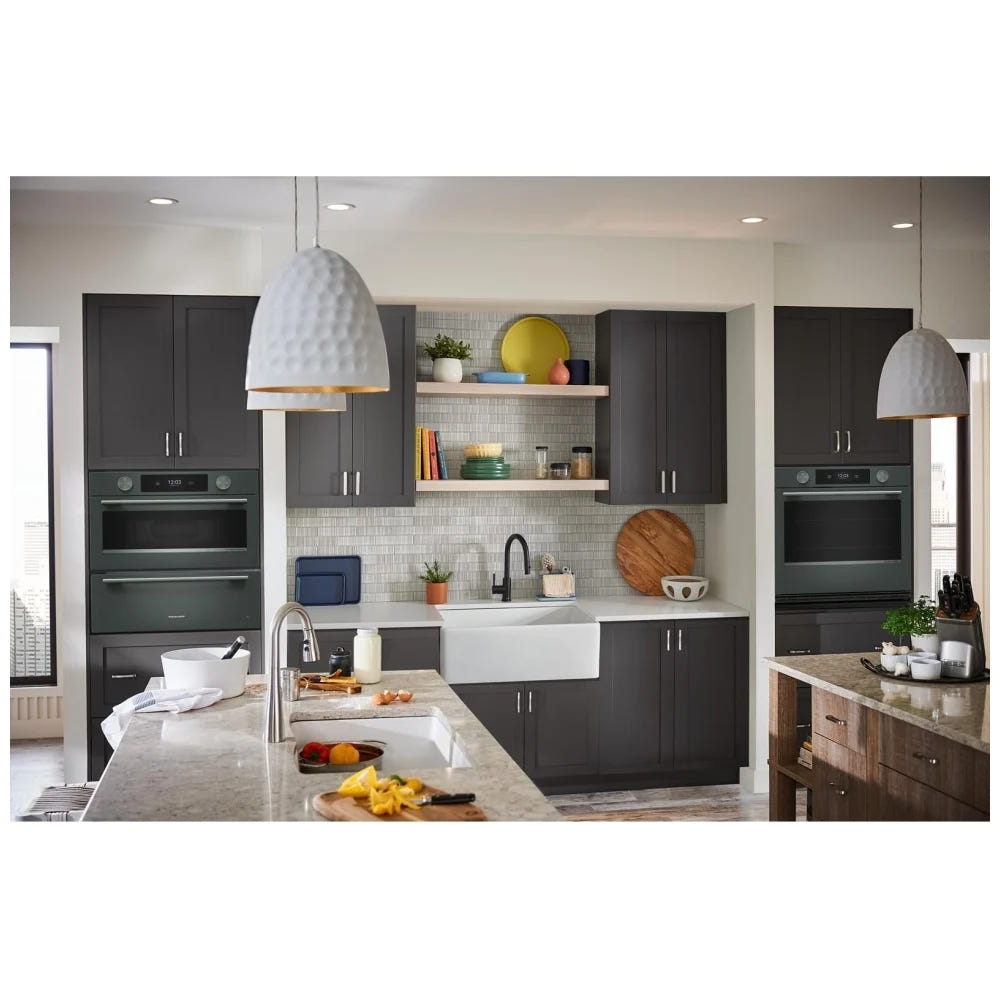 KitchenAid KMBS730SJP Built In Microwave, 30 inch Exterior Width, 1.4 cu. ft. Capacity, 900 W Watts, Convection, Stainless Steel Interior, Juniper colour