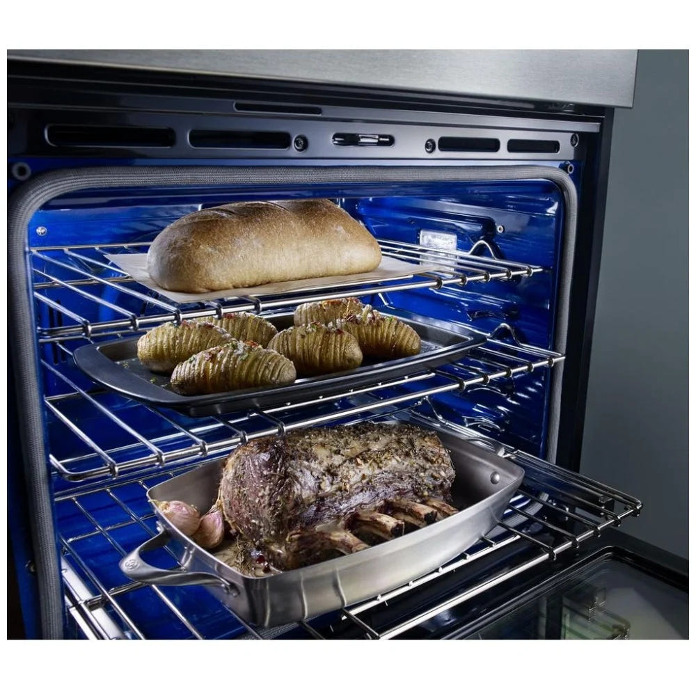 KitchenAid KOEC530PSS 微波炉壁挂式烤箱组合