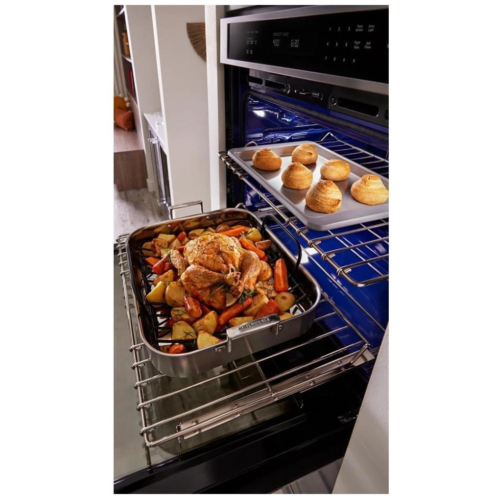 KitchenAid KOEC530PSS Microwave Wall Oven Combo