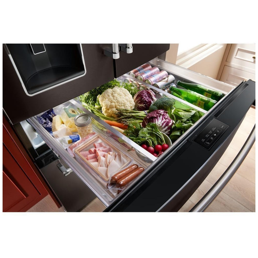 KitchenAid KRMF536RBS 全尺寸法式门冰箱
