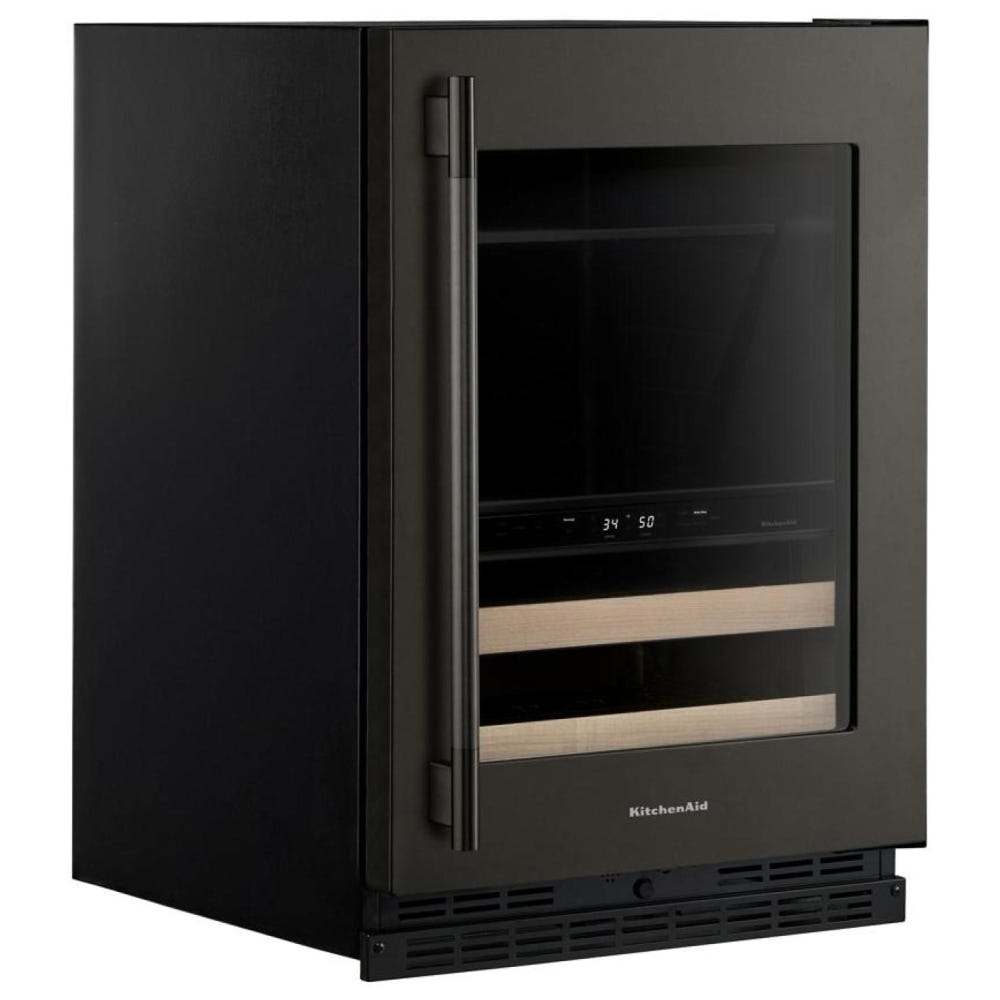 KitchenAid KUBR524SBE Beverage Center, 24 inch Width, Black Ore colour