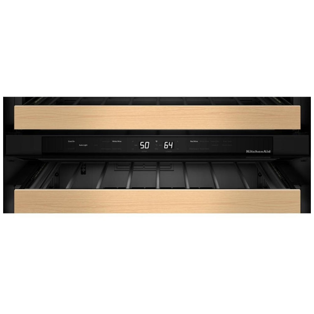 KitchenAid KUWL524SPS Under Counter Wine Refrigeration, 24 inch Width, PrintShield™ Stainless Finish colour