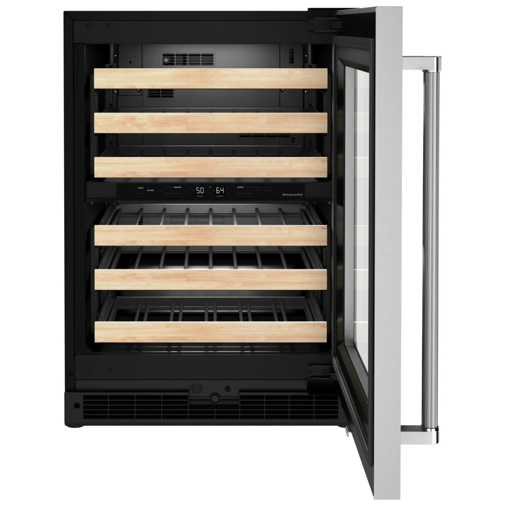 KitchenAid KUWR214KSB 台下式葡萄酒冷藏柜