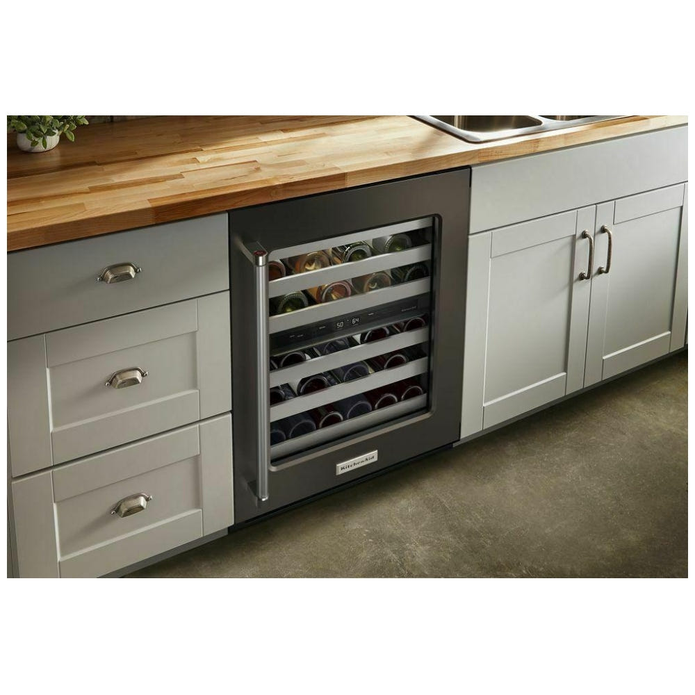 KitchenAid KUWR314KBS 台下式葡萄酒冷藏柜