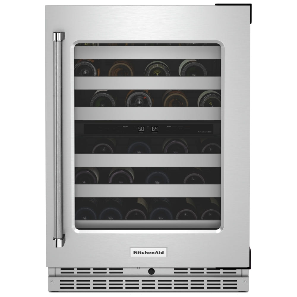 KitchenAid KUWR314KSS 台下式葡萄酒冷藏柜