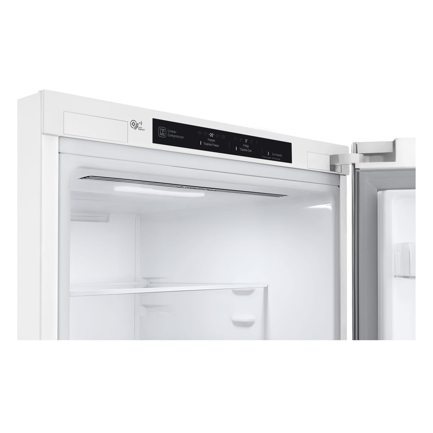 LG LBNC12231W Bottom Freezer Counter Depth Refrigerator