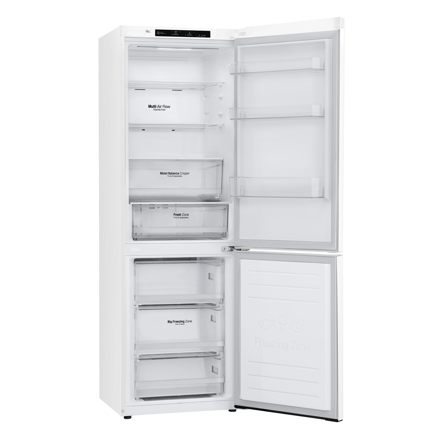 LG LBNC12231W Bottom Freezer Counter Depth Refrigerator