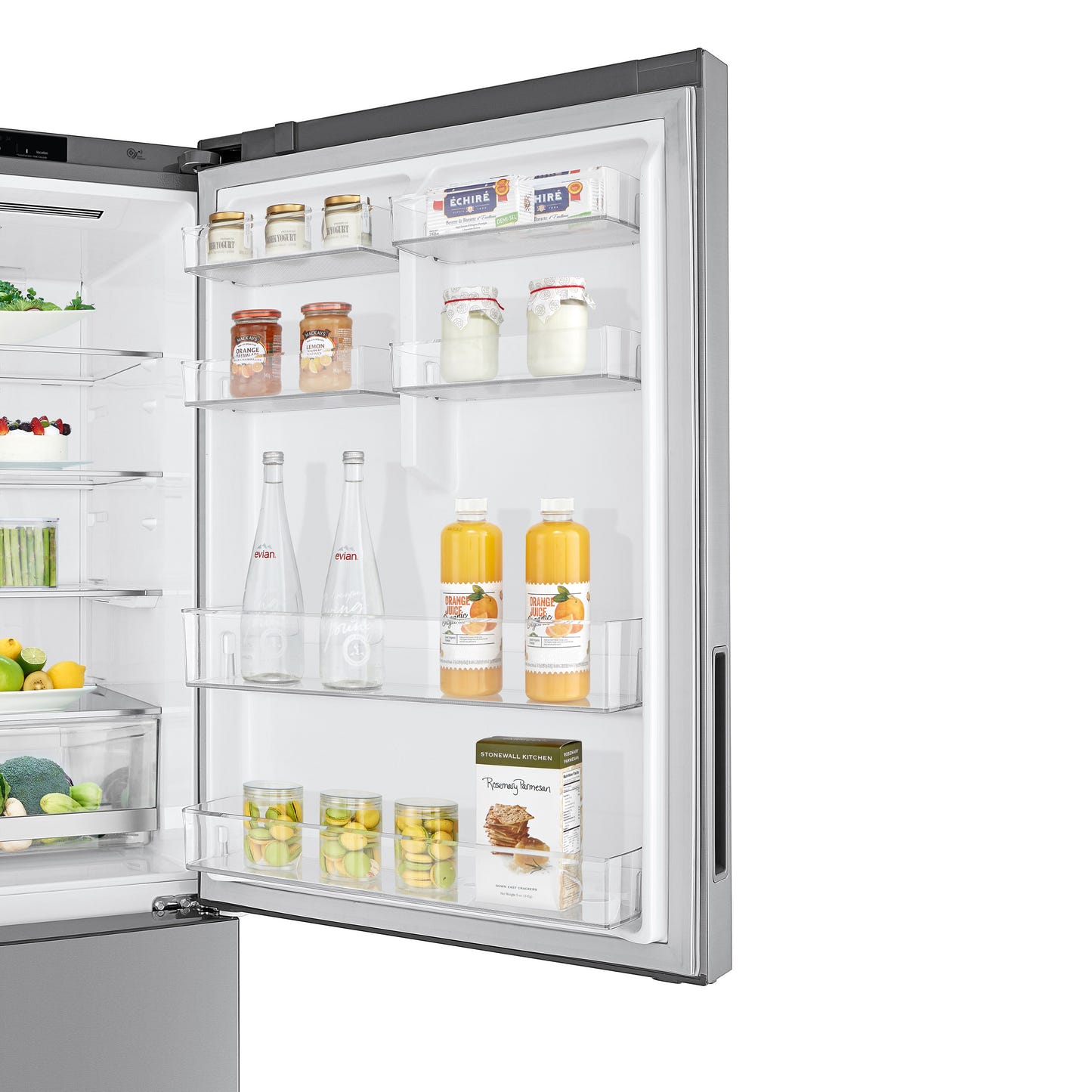 28" Counter Depth Bottom Freezer with Door Cooling+ and Flip-up Shelf, 15 cu.ft. LBNC15251V