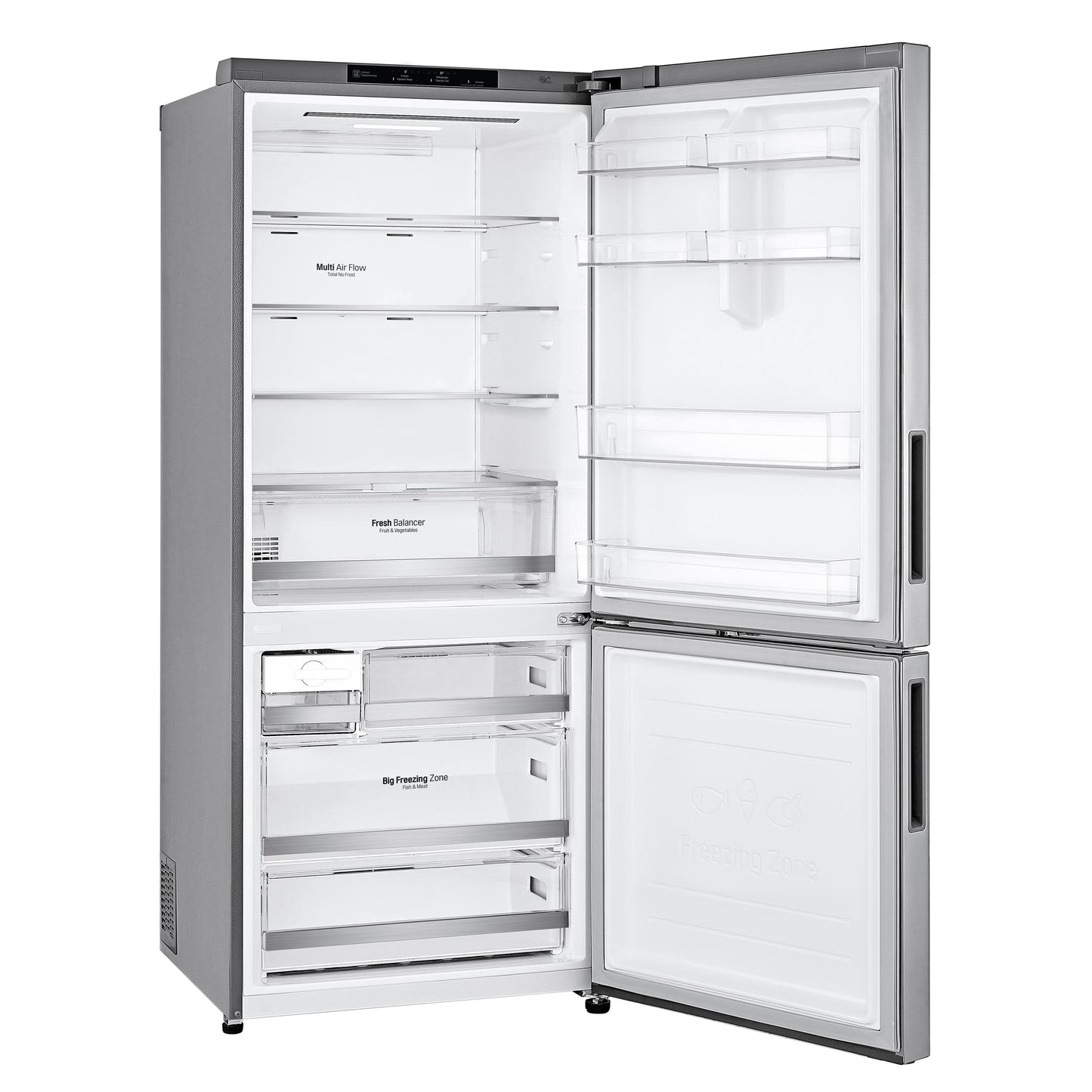 28" Counter Depth Bottom Freezer with Door Cooling+ and Flip-up Shelf, 15 cu.ft. LBNC15251V